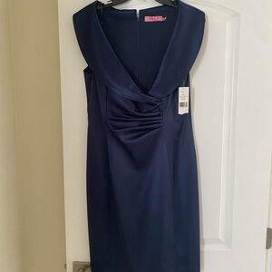 Eliza J Midnight Blue Midi Dress